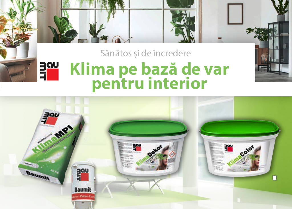 Klima pe bază de var pentru interior